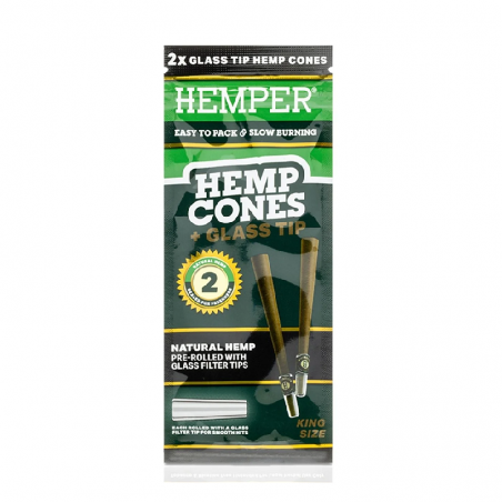 Hemper Roll + Glass Tips KS x2