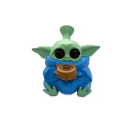 Pipa Agua Silicona Baby Yoda