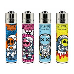 Clipper Funny Astronauts x4