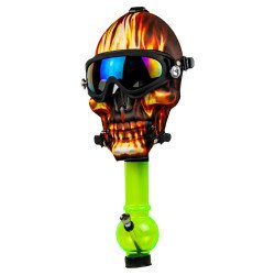 Mascara Bong Mask Fire Skull BM01