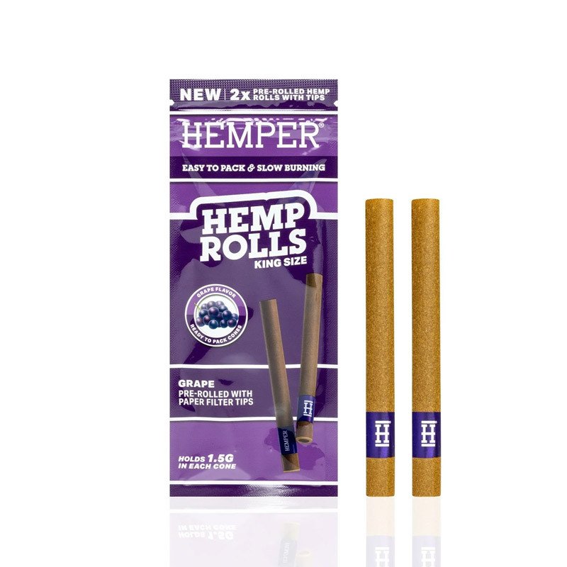Hemper Roll + Glass Tips KS x2
