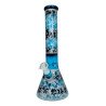 Bong de Vidrio Calavera Azul  GDE BNG 075