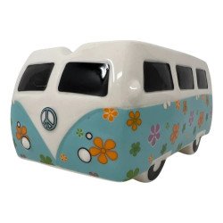 Cenicero Ceramica Vintage Bus