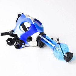 Mascara Bong Ojos Azul y Blanca