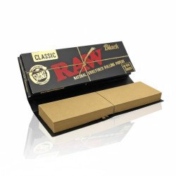 Raw Black Connoisseur + Tips 1 1/4