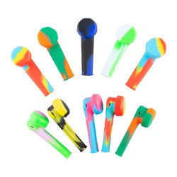 Pipa Silicona Con Tapa KT 327