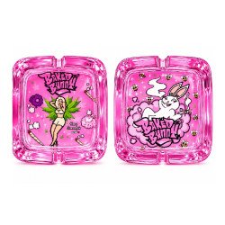 Baked Bunny Cenicero Vidrio Cuadrado Pink ASH 212
