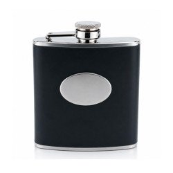 Petaca Inox Negra HF 031 60oz