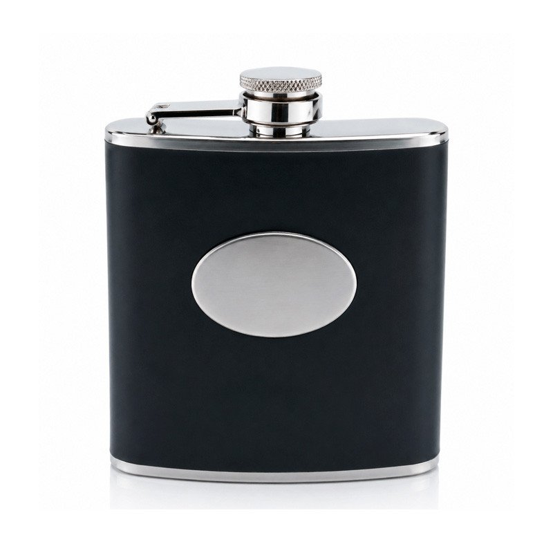 Petaca Inox Negra HF 031 60oz