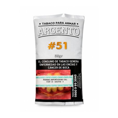 Argento Tabaco Para Armar 30gr