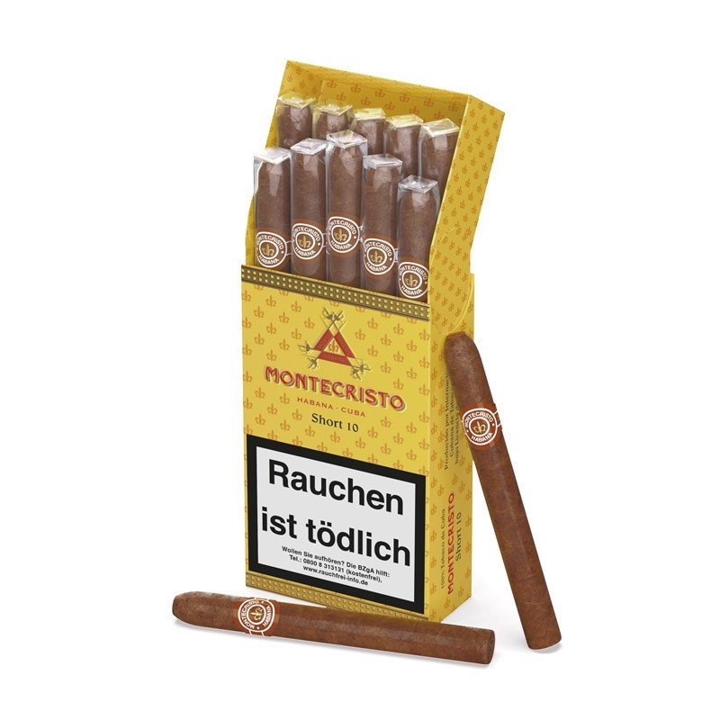 Montecristo Short Cigarros x 10