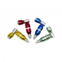 Pipa Aluminio Plateada Color (1094)