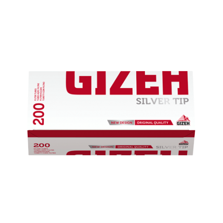 Gizeh Tubos Silver Tip x 200 Papeles