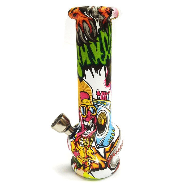 Bong Vidrio Brilla en Oscuridad Glass N-2