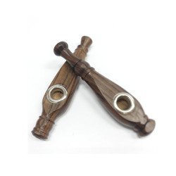 Pipa Madera Torneada Fina