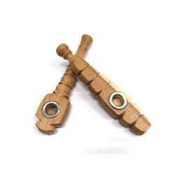 Pipa Madera Torneada Fina