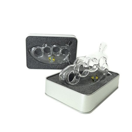 Pipa de Agua Manopla Vidrio Con Lata