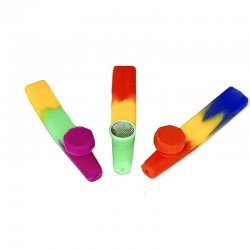 Pipa Silicona Chica Con Tapa KT328