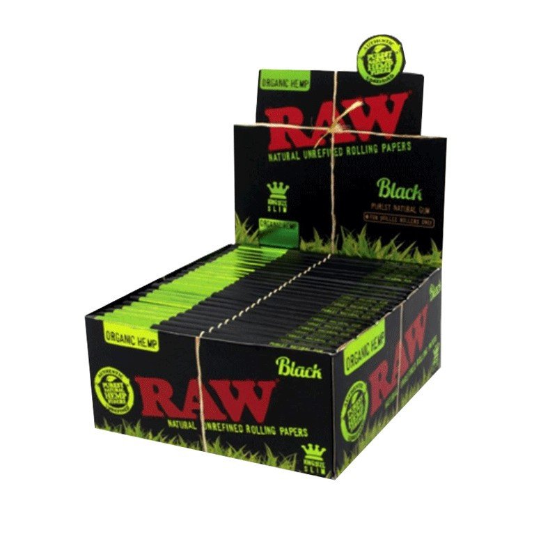 Raw Ks Slim Black Organic Hemp