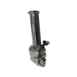 Bong Vidrio Calavera Cromado DK 6522-A