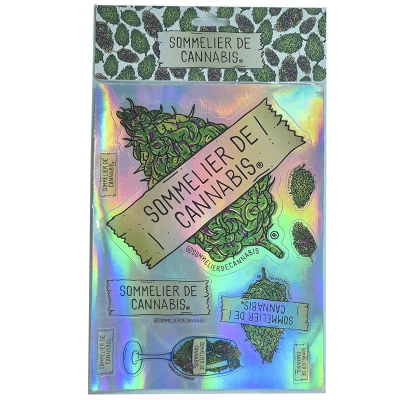 Stickers x 9 Sommelier de Cannabis