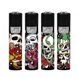 Clipper skulls  And Flowers  x24