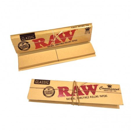 Raw Connoisseur Classic KS Slim + Tips