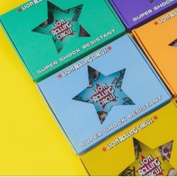 Lion Rolling Circus Glass Bandeja Mini