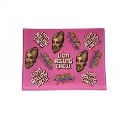 Lion Rolling Circus Glass Bandeja Mini