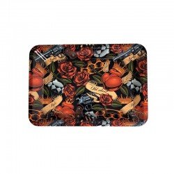 Bandeja Metal Chica Roses MT10