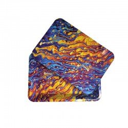 Bandeja Metal Chica c/ Tapa Abstract MT61