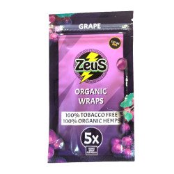Zeus Wrap Organic Hemp Blunt x5