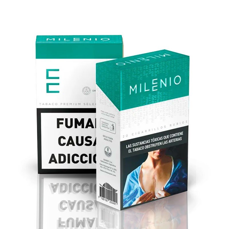 Milenio Cigarrillos Mint 20 (Cartón)