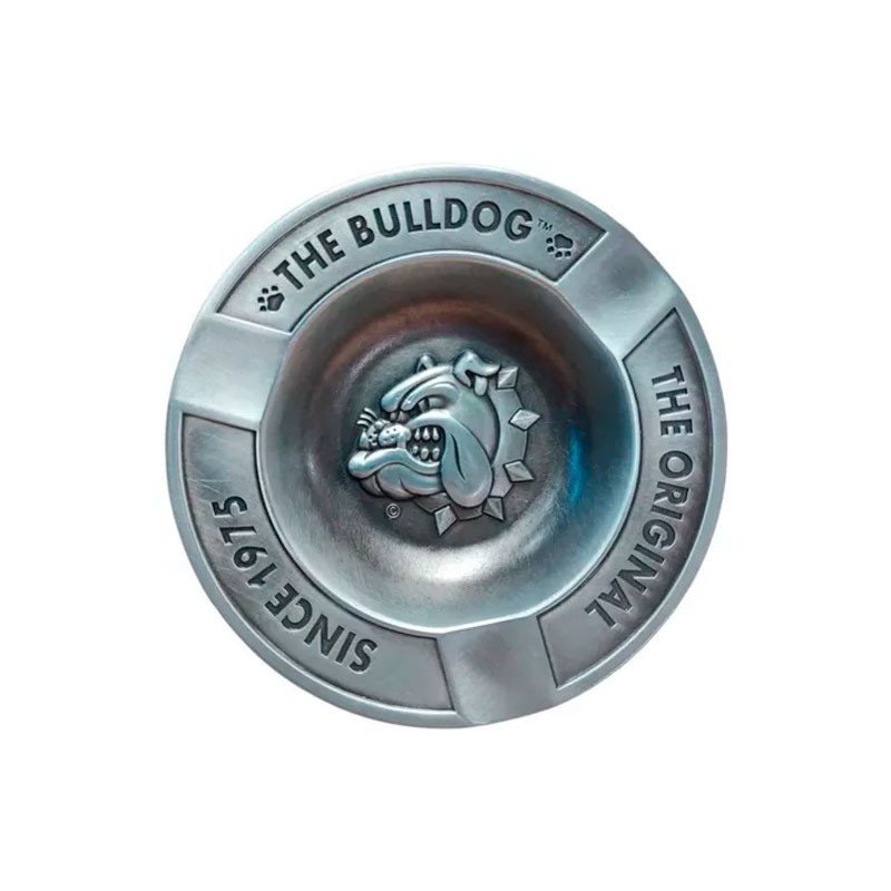 Bulldog Cenicero Metalico Relieve