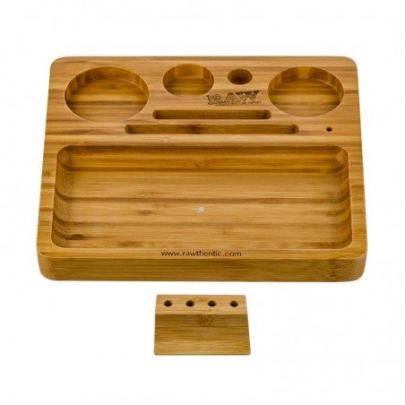 Bandeja de Bamboo Rolling Tray de Raw