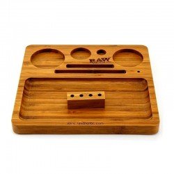 Bandeja de Bamboo Rolling Tray de Raw