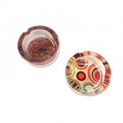 Cenicero De Vidrio Psicodelico 080