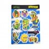 Plancha Stickers Vinilo Blanco Pack Simpsons 2