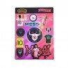 Plancha Stickers Vinilo Tornasolado Messi Paris