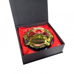 Atomic Cenicero Vidrio Tornasolado 210206