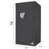 Carpa 80x80x180cm Garden Ecopro 80H