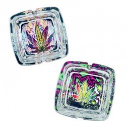 Cenicero De Vidrio Glow In The Dark ATSQ