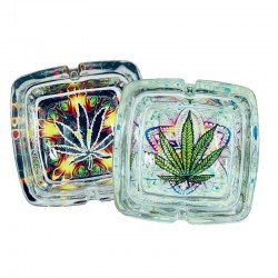 Cenicero De Vidrio Glow In The Dark ATSQ