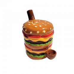 Pipa Ceramica Hamburguesa