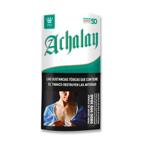 Achalay Tabaco Menta x40grs.